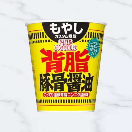 Лапша б/п Nissin со свиной грудинкой, Япония, 99 г
