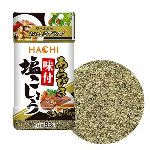 Соль и перец Hachi грубого помола, Япония, 85 г