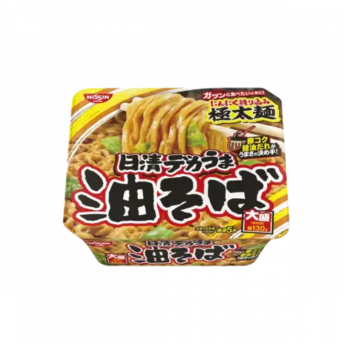 Суп-лапша б/п Nissin из свинины и соевого соуса, Япония, 130 г