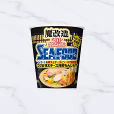 Cуп-лапша NISSIN с морепродуктами и сыром, Япония, 77 г