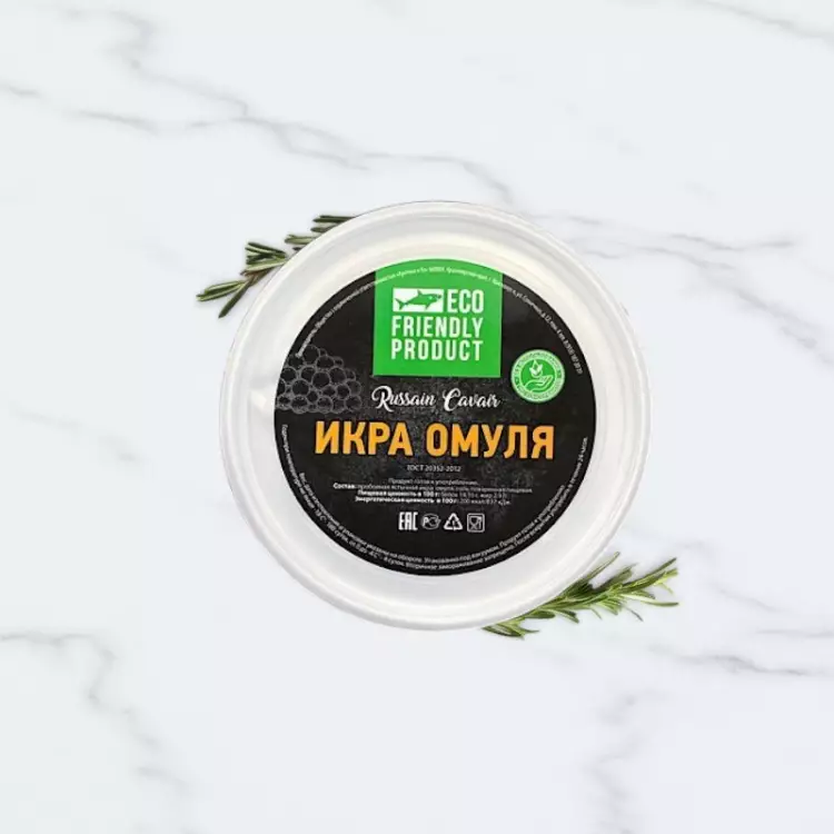 Икра омуля малосольная, Россия, 200 г