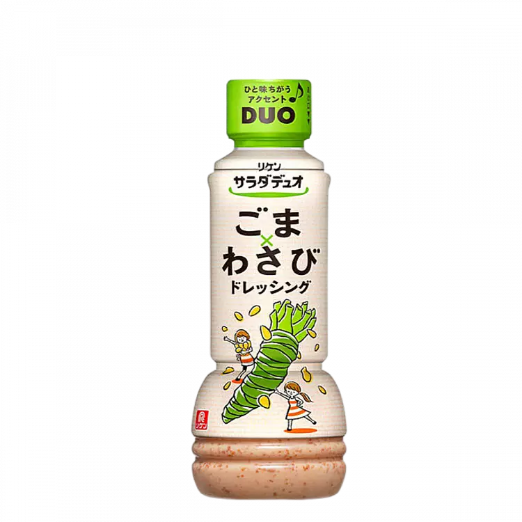 Соус Riken кунжутный с васаби для салата, Япония, 300 мл