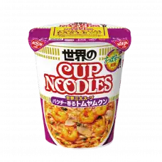 Лапша б/п Nissin острый Том Ям, Япония, 75 г