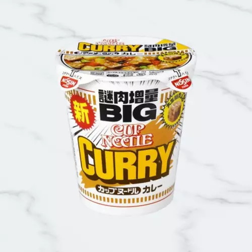 Лапша Nissin б/п Cup Noodle Big со вкусом карри, Япония, 1 шт