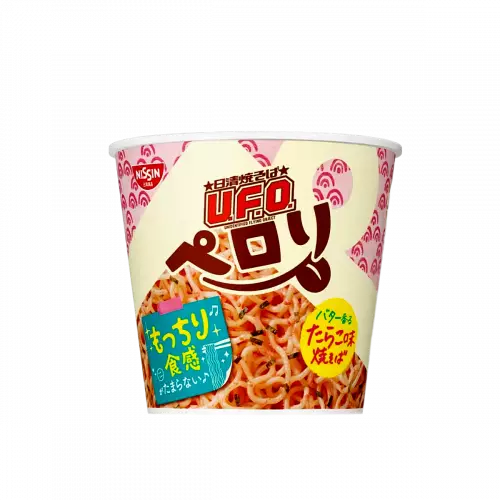 Суп-лапша Nissin UFO Тарако со вкусом осьминога в масле, Япония, 70 г