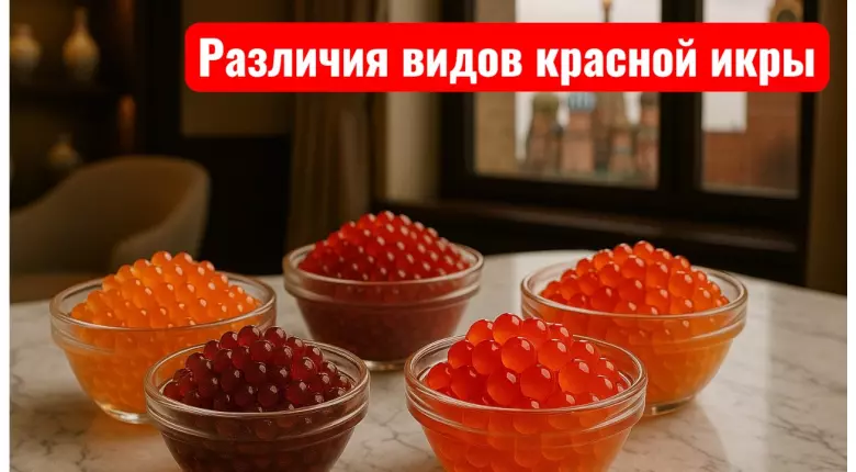 Вся лососёвая икра разная: сравниваем 5 видов красной икры