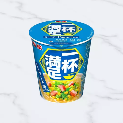 Лапша б/п TOYOSUISAN со вкусом морепродуктов, Япония, 61 г