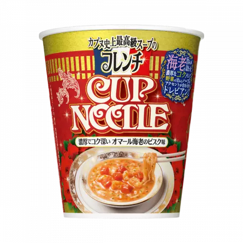 Cуп-лапша б/п Cup Noodle по-французски со вкусом лобстера, Япония, 83 г 