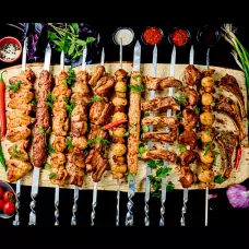 Кейт-сет «Большое ассорти шашлыков и люля», 4 шт
