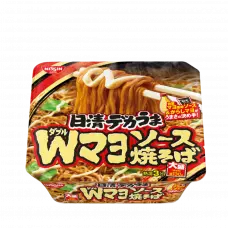 Лапша б/п Nissin Якисоба с овощным соусом и майонезом, Япония, 153 г 