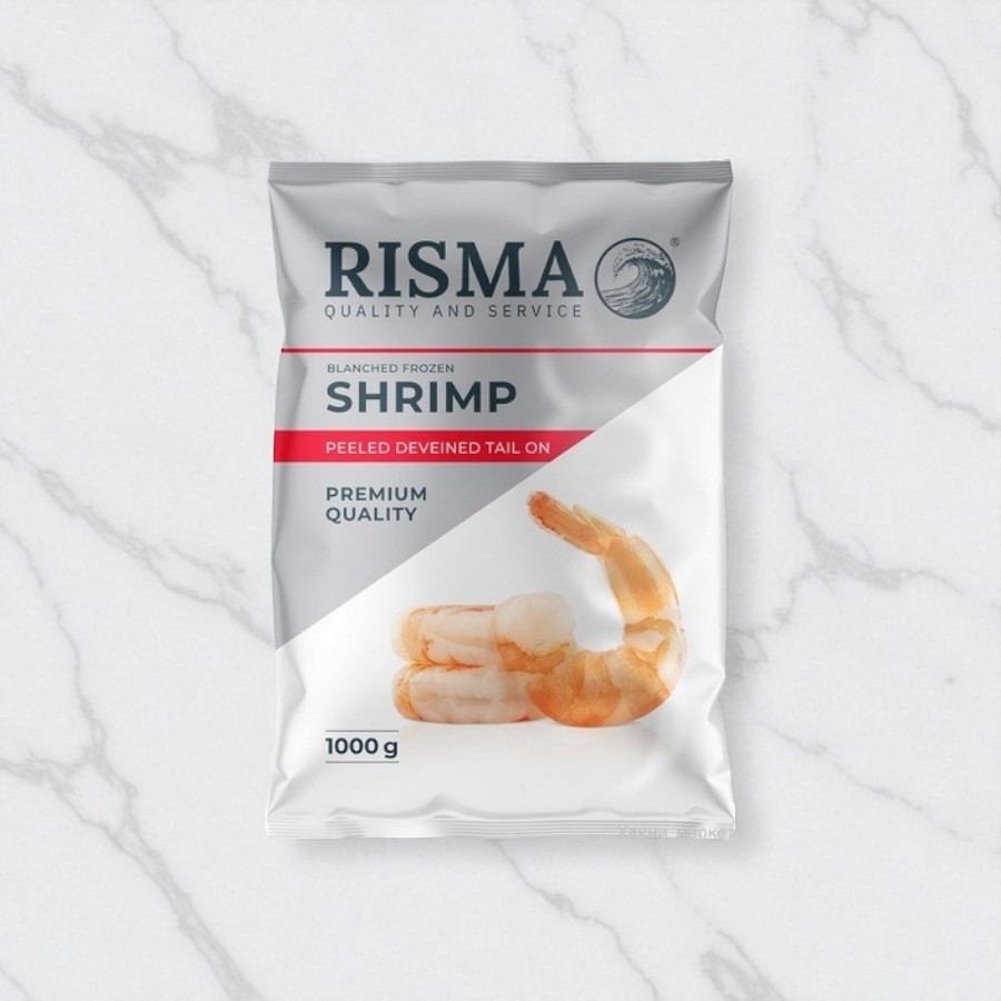Креветка Risma королевская Ваннамэй 31/40 в/м б/г с хвостом, Индия, 1 кг