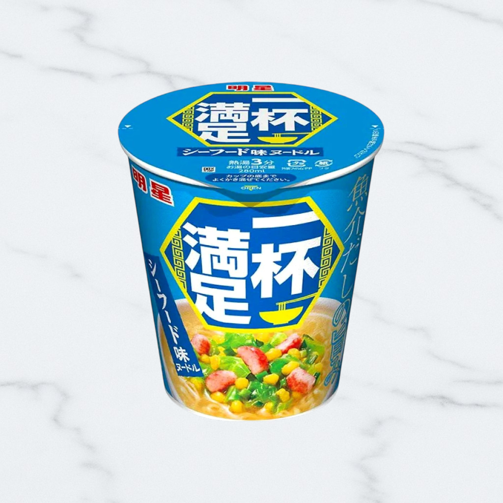 Лапша б/п TOYOSUISAN со вкусом морепродуктов, Япония, 61 г